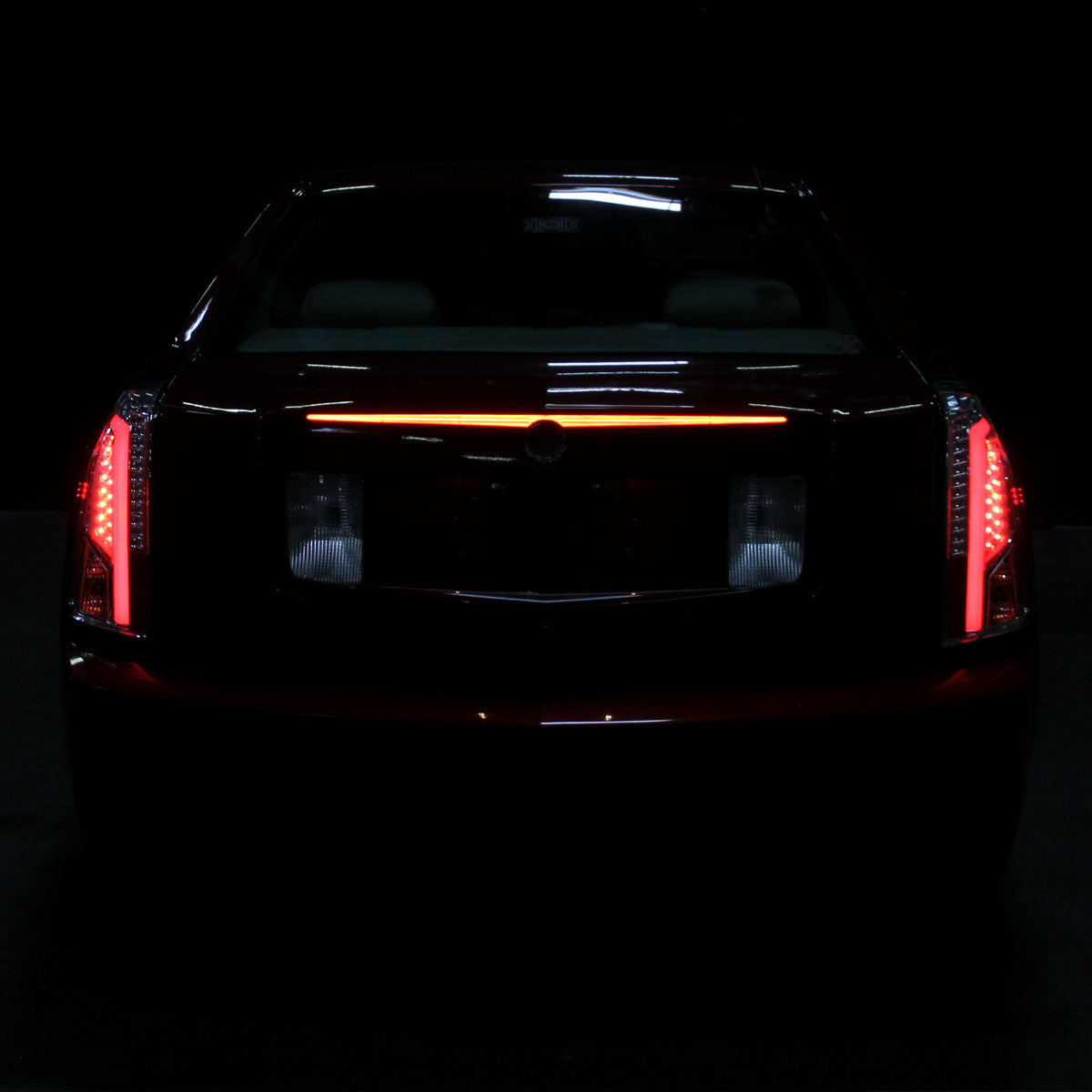 Ronnin - Fits 2003-2007 Cadillac CTS Upgrade Replacement LED Tail Lights Assembly Pair | Chrome