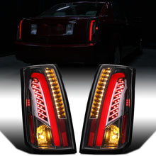Ronnin - Fits 2003-2007 Cadillac CTS Upgrade Replacement LED Tail Lights Assembly Pair | Black