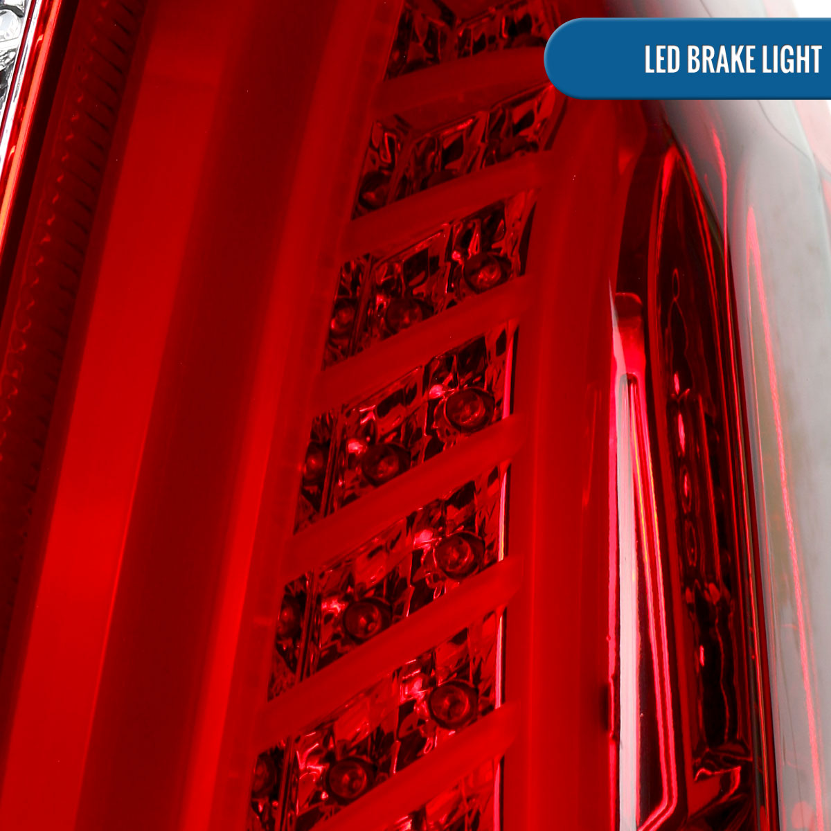 Ronnin - Fits 2003-2007 Cadillac CTS Upgrade Replacement LED Tail Lights Assembly Pair | Red
