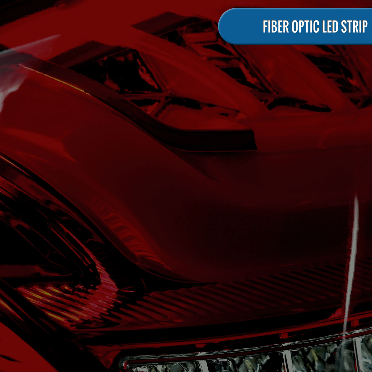 Ronnin - Fits 2003-2007 Cadillac CTS Upgrade Replacement LED Tail Lights Assembly Pair | Smoky Red