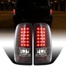 Ronnin - Fits 2000-2006 Suburban Tahoe Yukon Denali XL LED Integrated Brake and Turn Signal Lamps Tail Lights Assembly Pair | Black