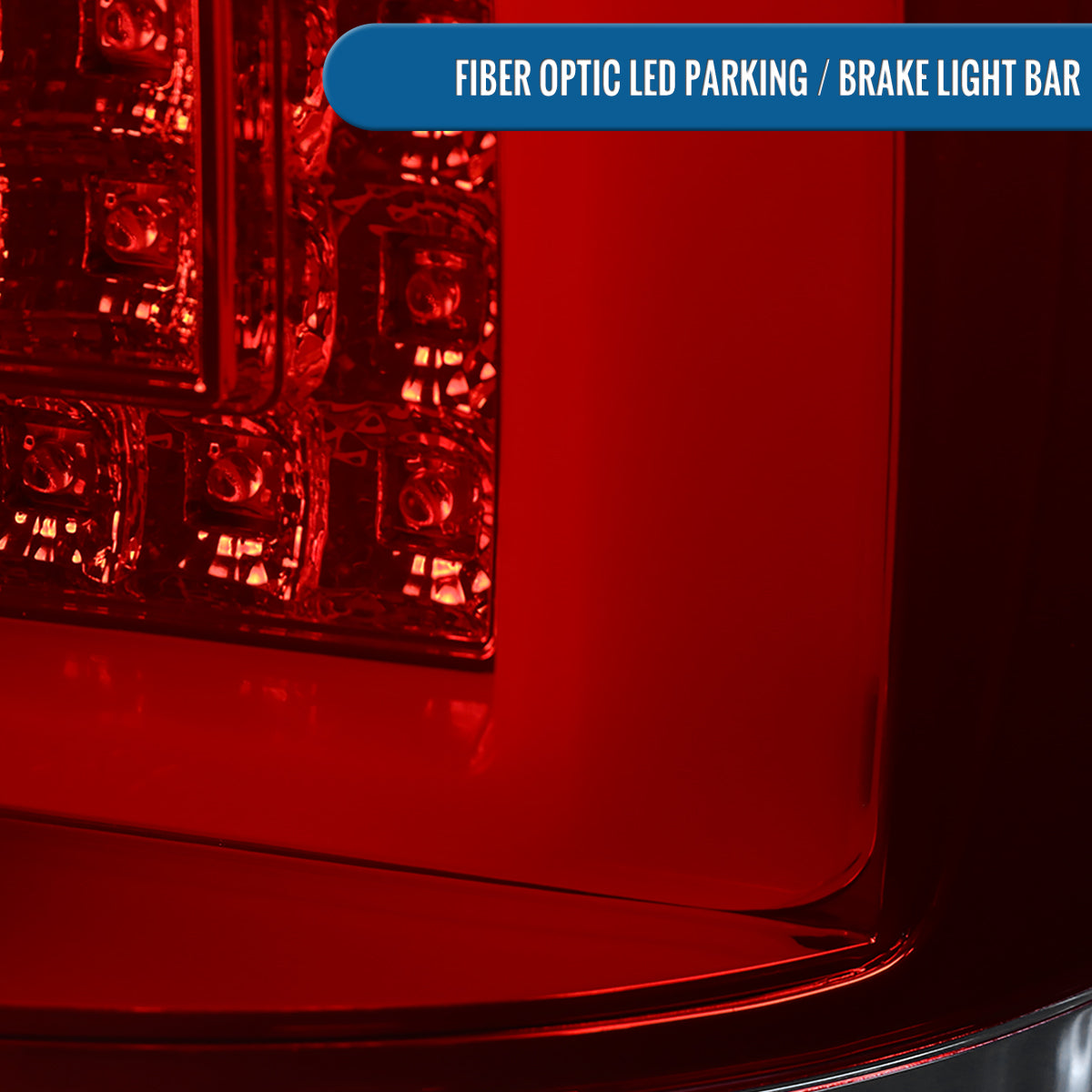 Ronnin - Fits 2000-2006 Chevy Suburban Tahoe GMC Yukon XL Denali Full LED Tail Lights Assembly Pair | Red