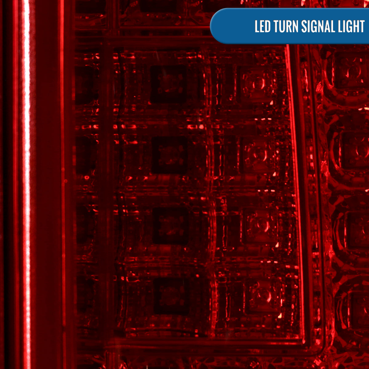 Ronnin - Fits 2000-2006 Chevy Suburban Tahoe GMC Yukon XL Denali Full LED Tail Lights Assembly Pair | Red