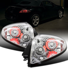 Ronnin - Fits 2006-2011 Mitsubishi Eclipse Tail Lights Upgrade Assembly LED Brake Lights Pair | Chrome