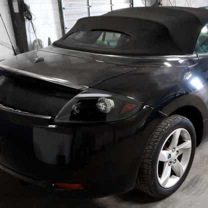 Ronnin - Compatible con Mitsubishi Eclipse 2006-2011, luces traseras, conjunto de mejora, luces de freno LED, par | Negro
