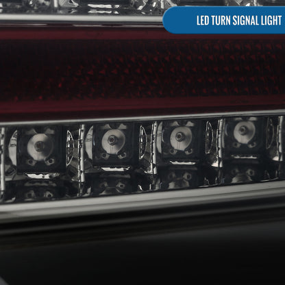 Ronnin - Fits 2008-2017 Mitsubishi Lancer Evolution Upgraded Replacement FULL LED Tail Lights Assembly | Smoke