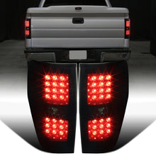 Ronnin - Fits 2009-2014 Ford F150 Upgrade Tail Lights Assembly LED Integrated Brake and Turn Signal Lights Pair | Black Smoke