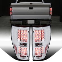 Ronnin - Fits 2009-2014 Ford F150 Upgrade Tail Lights Assembly LED Integrated Brake and Turn Signal Lights Pair | Chrome
