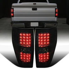 Ronnin - Fits 2009-2014 Ford F150 Upgrade Tail Lights Assembly LED Integrated Brake and Turn Signal Lights Pair | Smoke