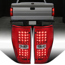 Ronnin - Fits 2009-2014 Ford F150 Upgrade Tail Lights Assembly LED Integrated Brake and Turn Signal Lights Pair | Red