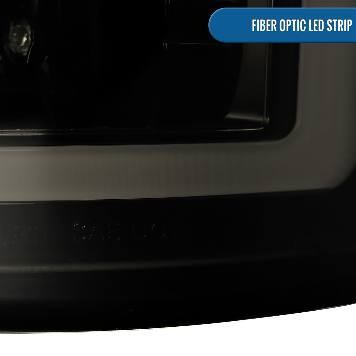 Ronnin - Fits 2015-2017 Ford F150 Upgraded Replacement Full LED Tail Lights Assembly Pair | Black Smoke