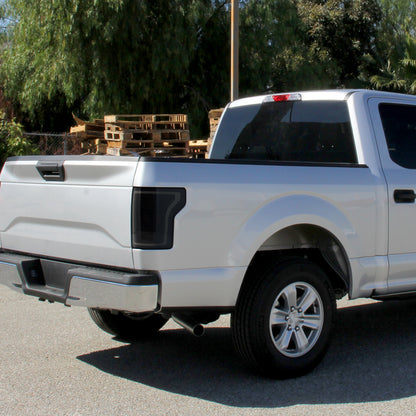 Ronnin - Fits 2015-2017 Ford F150 Upgraded Replacement Full LED Tail Lights Assembly Pair | Black Smoke