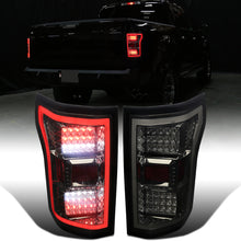 Ronnin - Fits 2015-2017 Ford F150 Upgraded Replacement Full LED Tail Lights Assembly Pair | Smoke