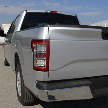 Ronnin - Fits 2015-2017 Ford F150 Upgraded Replacement Full LED Tail Lights Assembly Pair | Chrome