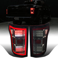 Ronnin - Fits 2015-2017 Ford F150 Upgraded Replacement Full LED Tail Lights Assembly Pair | Red Smoke