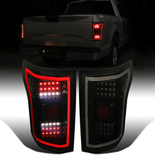 Ronnin - Fits 2018-2020 Ford F150 Replacement Full LED Tail Lights Assembly Pair | Black Smoke