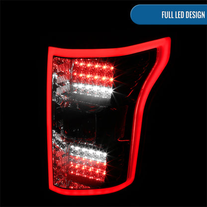 Ronnin - Fits 2018-2020 Ford F150 Replacement Full LED Tail Lights Assembly Pair | Smoke
