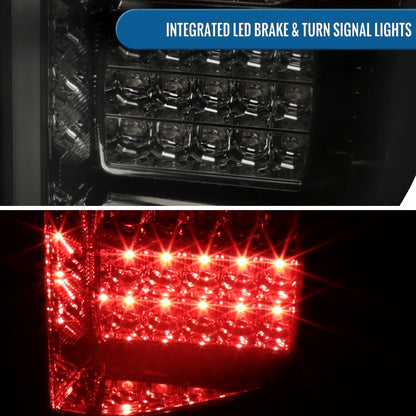 Ronnin - Fits 2018-2020 Ford F150 Replacement Full LED Tail Lights Assembly Pair | Smoke