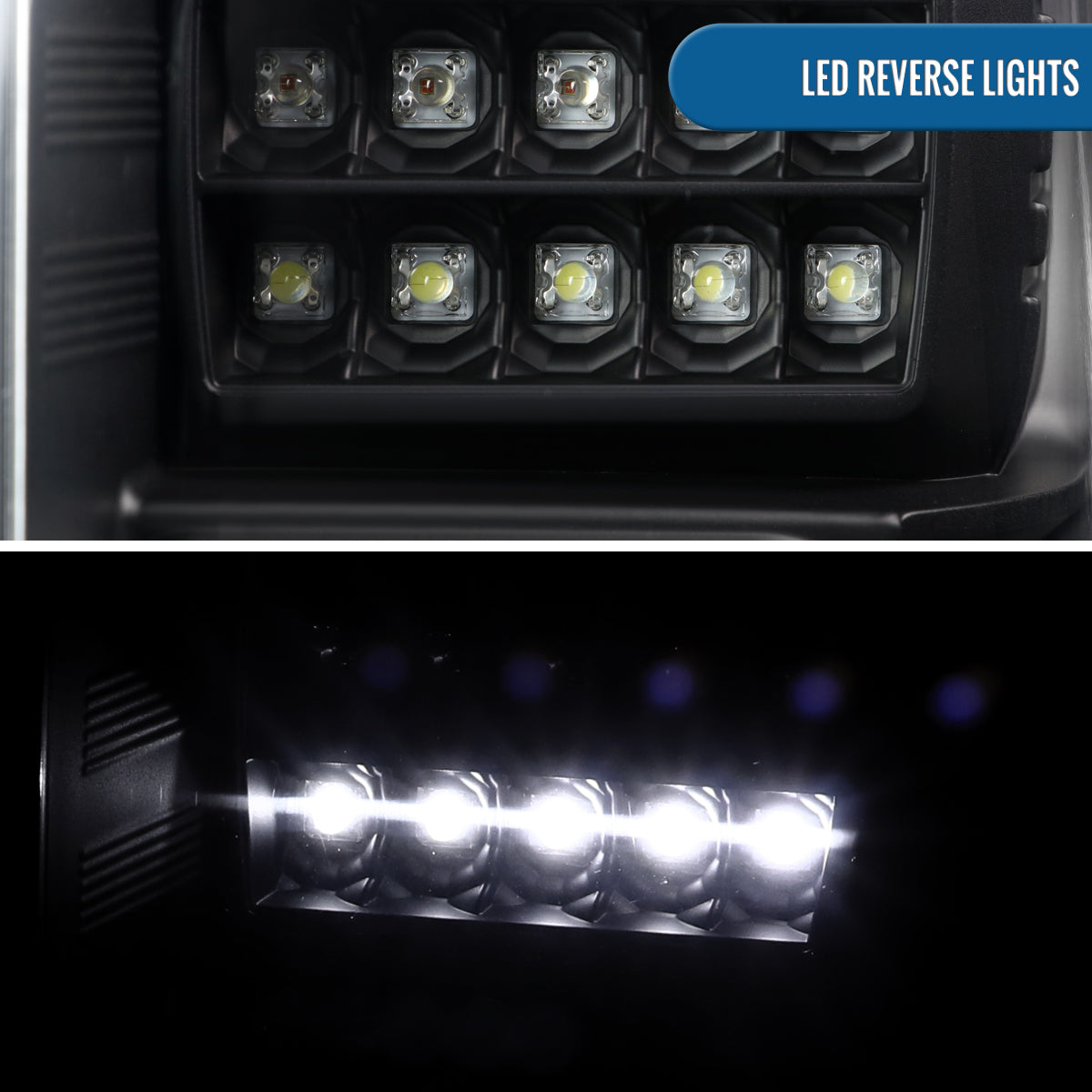 Ronnin - Fits 2018-2020 Ford F150 Replacement Full LED Tail Lights Assembly Pair | Black