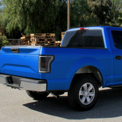 Ronnin - Fits 2018-2020 Ford F150 Replacement Full LED Tail Lights Assembly Pair | Black