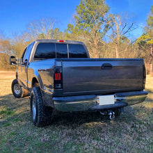 Ronnin - Fits 1997-2003 Ford F150 1997-2007 Ford F250 F350 F450 F550 Styleside 2004 Ford F150 Heritage LED Tail Lights Assembly Pair | Gloss Smoke