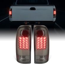 Ronnin - Fits 1997-2003 Ford F150 1997-2007 Ford F250 F350 F450 F550 Styleside 2004 Ford F150 Heritage LED Tail Lights Assembly Pair | Smoke