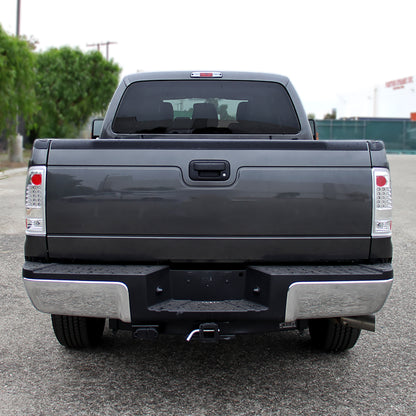 Ronnin - Compatible con las luces traseras de Ford F250 F350 F450 F550 de 2008-2016, conjunto integrado de luces LED de giro y luces de freno, par | Ahumado