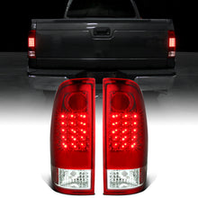 Ronnin - Compatible con las luces traseras de Ford F250 F350 F450 F550 de 2008-2016, conjunto de luces LED integradas de intermitente y freno | Par rojo