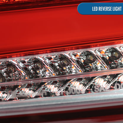Ronnin - Fits 2015-2018 Ford Focus Hatchback US Spec Upgraded Full LED Tail Lights Assembly Pair | Red
