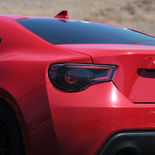 Ronnin - Fits 2013-2016 Scion FR-S Subaru BRZ Full LED Tail Lights Optic Fiber Tube Running Lights Assembly Pair | Gloss Black
