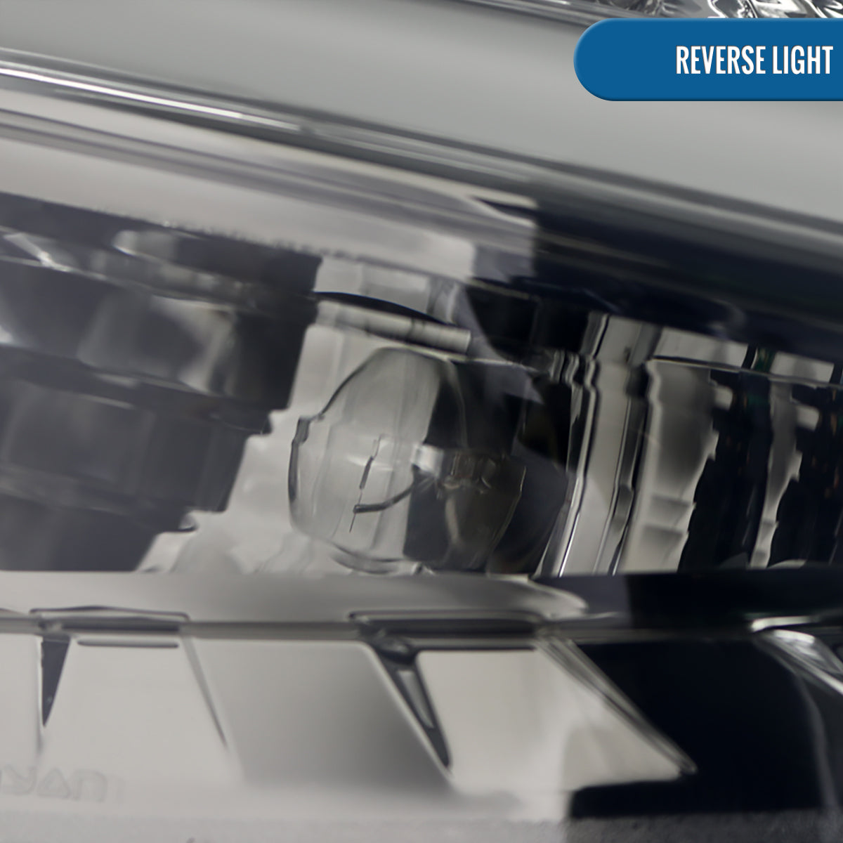 Ronnin - Compatible con Ford Fiesta Hatchback (especificaciones de EE. UU.) 2011-2013, par de conjunto de luces traseras LED completas mejoradas de reemplazo | Ahumado