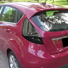 2011-2013 Ford Fiesta US Spec Hatchback Full LED Tail Lights Assembly Upgraded Replacement Pair | Smoke