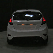 2011-2013 Ford Fiesta US Spec Hatchback Full LED Tail Lights Assembly Upgraded Replacement Pair | Smoke Red
