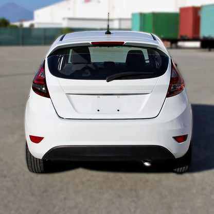 Ronnin - Se adapta a la Ford Fiesta 2011-2013 Hatchback US Spec Luces traseras LED completas Ensamblaje de reemplazo mejorado Par | Rojo Ahumado