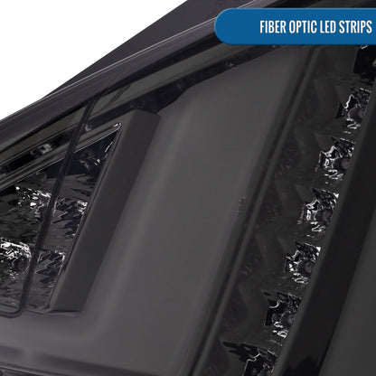 Ronnin - Se adapta a 2014-2019 Ford Fiesta EE. UU. Sped Hatchback LED Luces traseras Ensamblaje Actualización Par de reemplazo | Ahumado