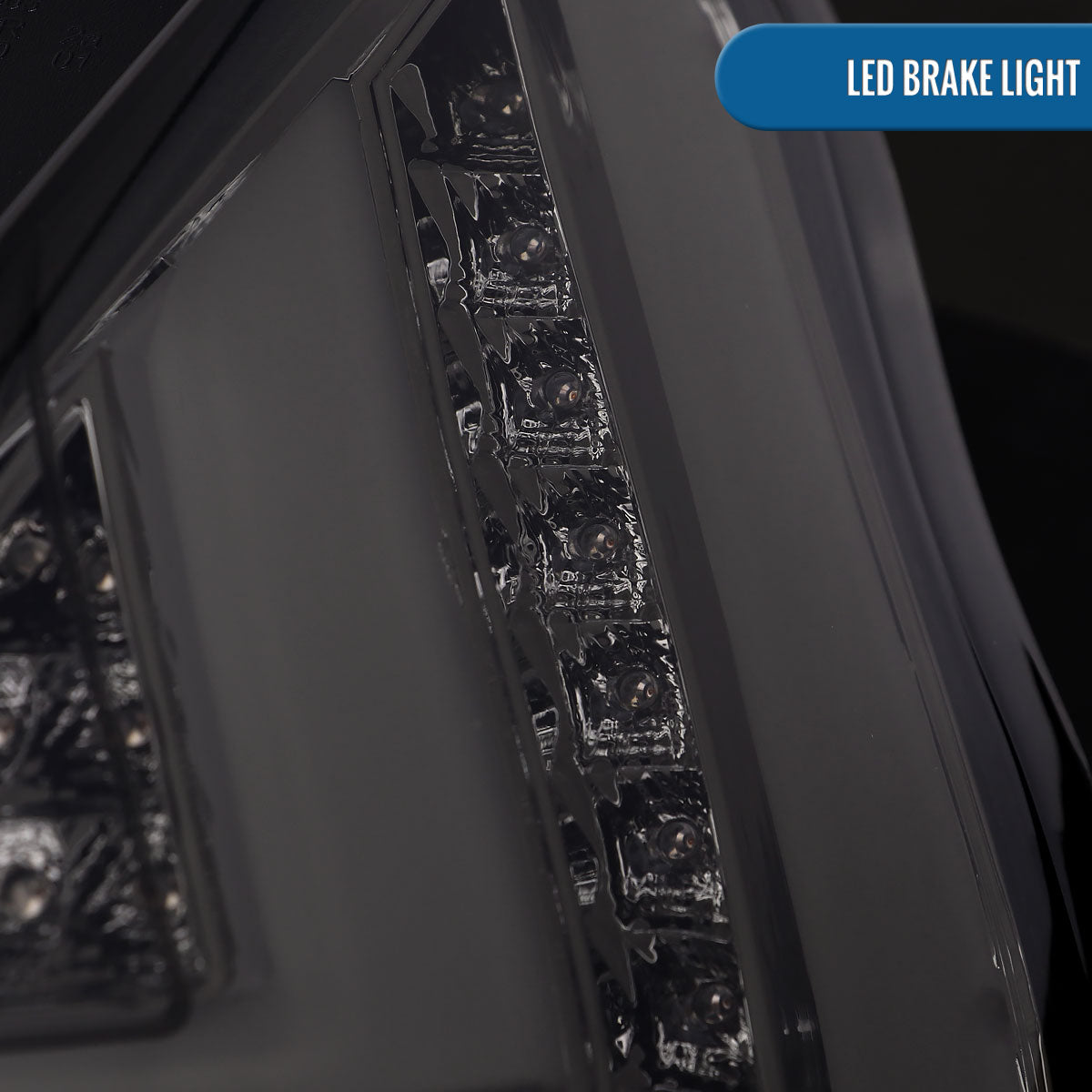 Ronnin - Se adapta a 2014-2019 Ford Fiesta EE. UU. Sped Hatchback LED Luces traseras Ensamblaje Actualización Par de reemplazo | Ahumado