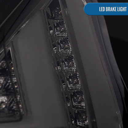Ronnin - Se adapta a 2014-2019 Ford Fiesta EE. UU. Sped Hatchback LED Luces traseras Ensamblaje Actualización Par de reemplazo | Ahumado