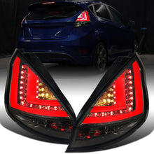 Ronnin - Fits 2014-2019 Ford Fiesta US Sped Hatchback LED Tail Lights Assembly Upgrade Replacement Pair | Smoke
