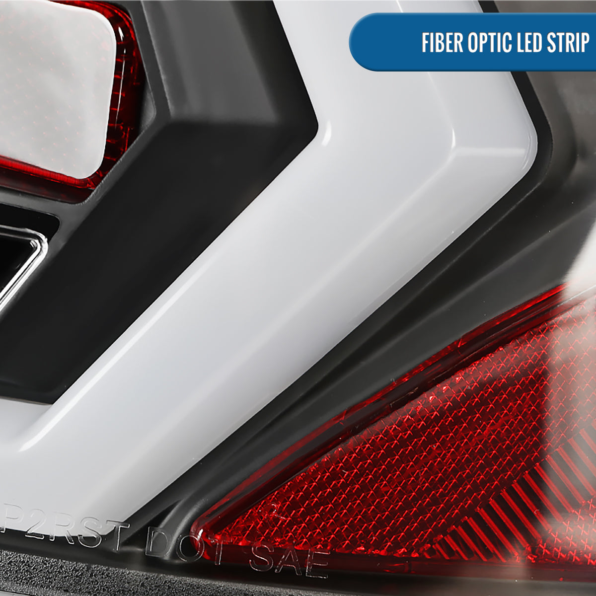 2010-2012 Ford Fusion Upgrade Assembly Full LED Tail Lights Pair | Black