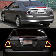2010-2012 Ford Fusion Upgrade Assembly Full LED Tail Lights Pair | Black