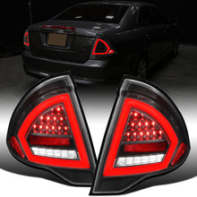 2010-2012 Ford Fusion Upgrade Assembly Full LED Tail Lights Pair | Black