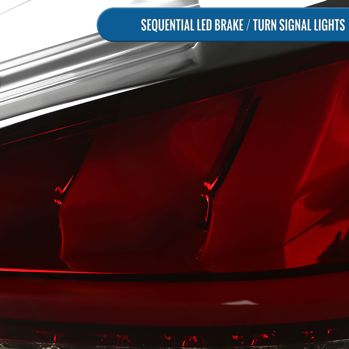 Ronnin - Compatible con Hyundai Genesis 2010-2016, mejora, luces traseras LED completas de reemplazo con intermitentes secuenciales, par | Rojo Ahumado