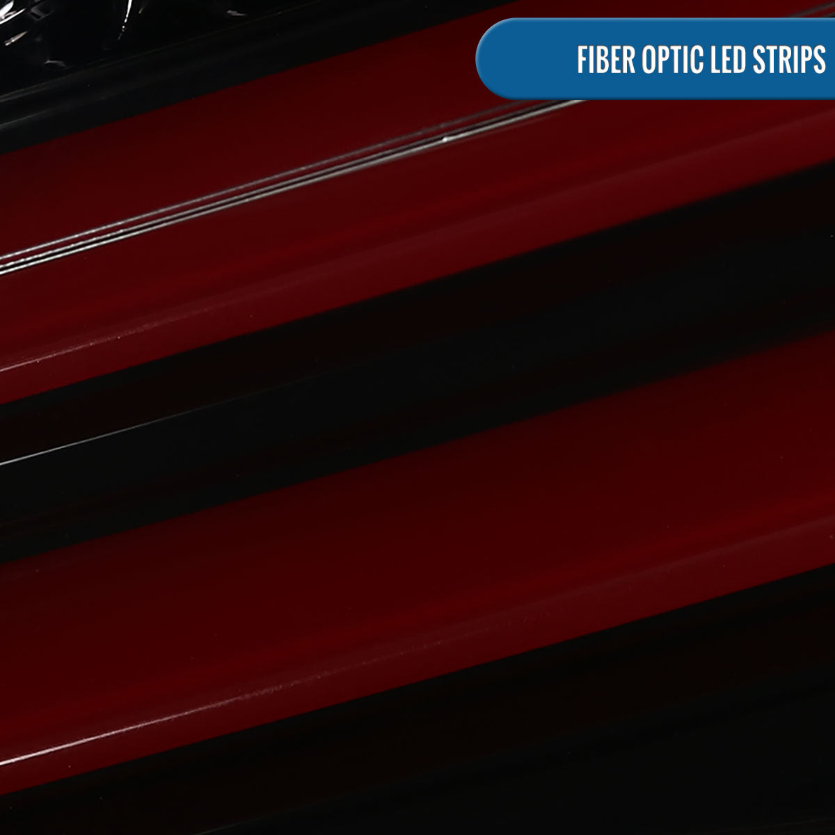 Ronnin - Compatible con Volkswagen Golf GTI 2015-2017 (especificaciones de EE. UU.) Luces traseras completas de repuesto con LED integrados de freno y direccionales, par | Negro brillante