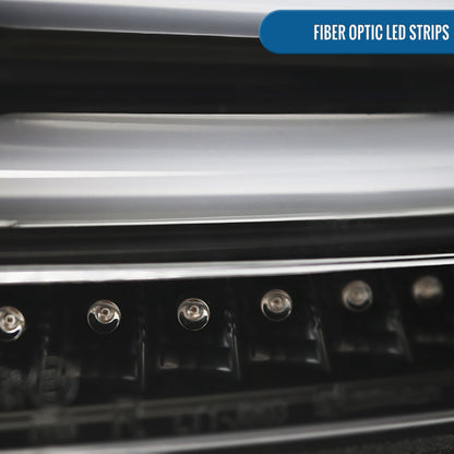 Ronnin - Compatible con Volkswagen Golf GTI versión estadounidense 2015-2017 Mejora de reemplazo Par de conjuntos de luces traseras LED integradas completas de freno y direccionales | Negro