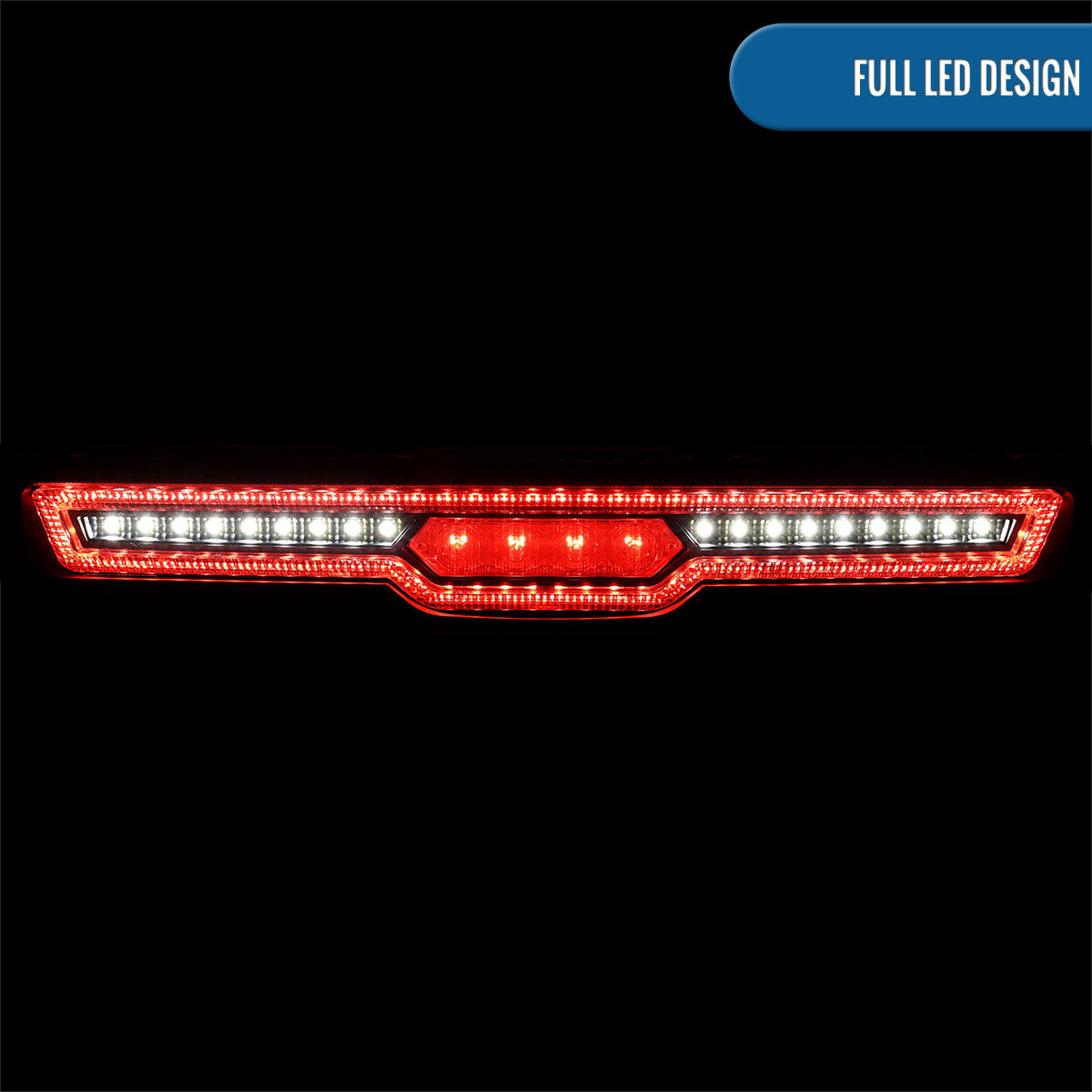 Ronnin - Conjunto de luz de freno trasera y luz de marcha atrás LED completo para Toyota GR86 Subaru BRZ 2022-2026 | Negro