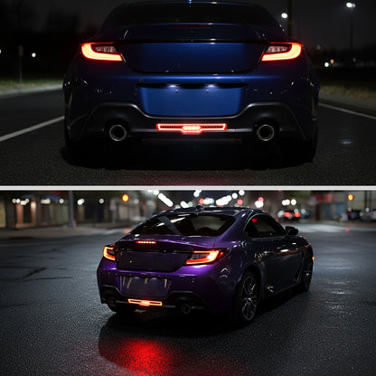 Ronnin - Conjunto de luz de freno trasera y luz de marcha atrás LED completo para Toyota GR86 Subaru BRZ 2022-2026 | Negro