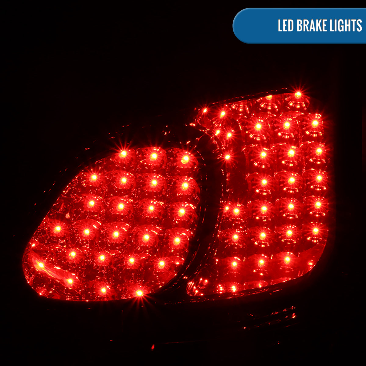 Ronnin - Compatible con Lexus GS300 GS400 GS430 1998-2005 Par de luces traseras LED de repuesto | Ahumado