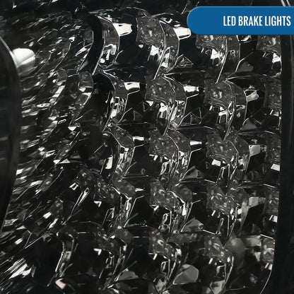 Ronnin - Compatible con Lexus GS300 GS400 GS430 1998-2005 Par de luces traseras LED de repuesto | Ahumado
