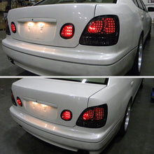 Ronnin - Compatible con Lexus GS300 GS400 GS430 1998-2005 Par de luces traseras LED de repuesto | Ahumado