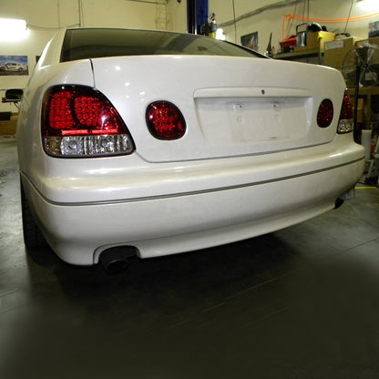 Ronnin - Compatible con Lexus GS300 GS400 GS430 1998-2005 Par de luces traseras de repuesto LED para freno | Rojas